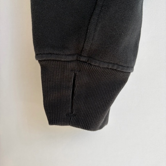 Lululemon Scuba Oversized Funnel Neck Half Zip Crop Sweatshirt Sz M/L Black READ - Picture 15 of 16